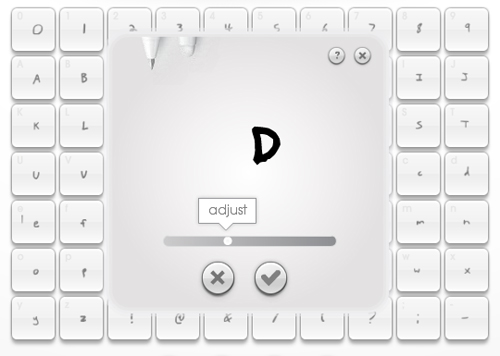 handwriting-adjust