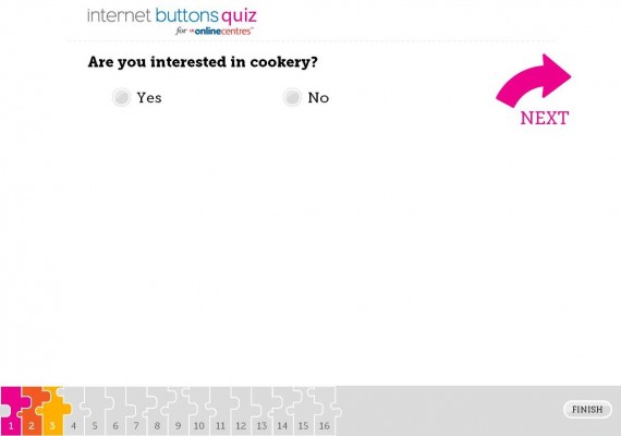 quiz to create a page