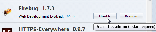 disable-firebug