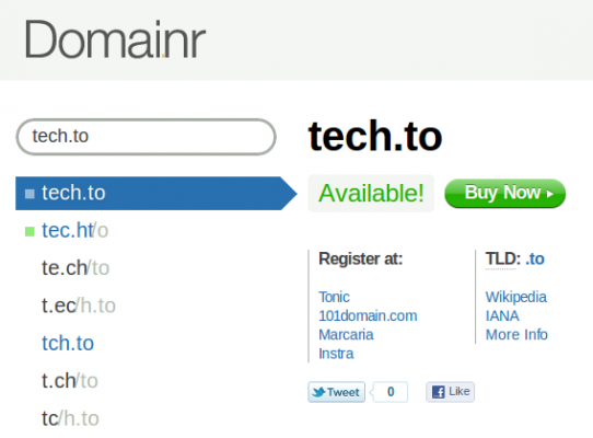 Finding a domain Finding a domain