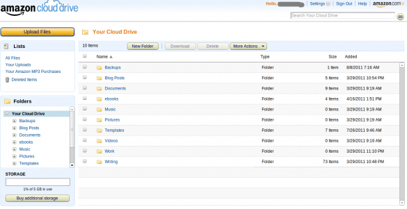 Amazon Cloud Drive Amazon Cloud Drive
