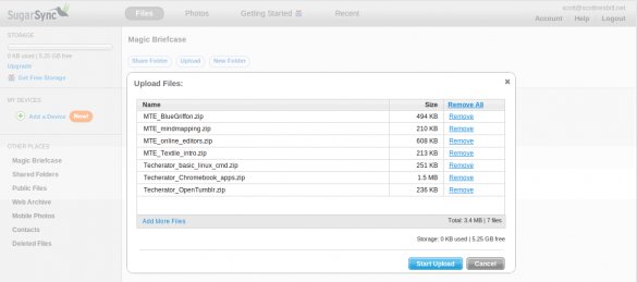 Uploading to SugarSync Uploading to SugarSync