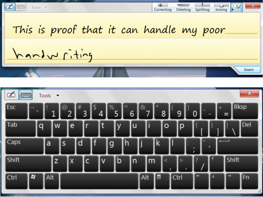handwriting keyboard