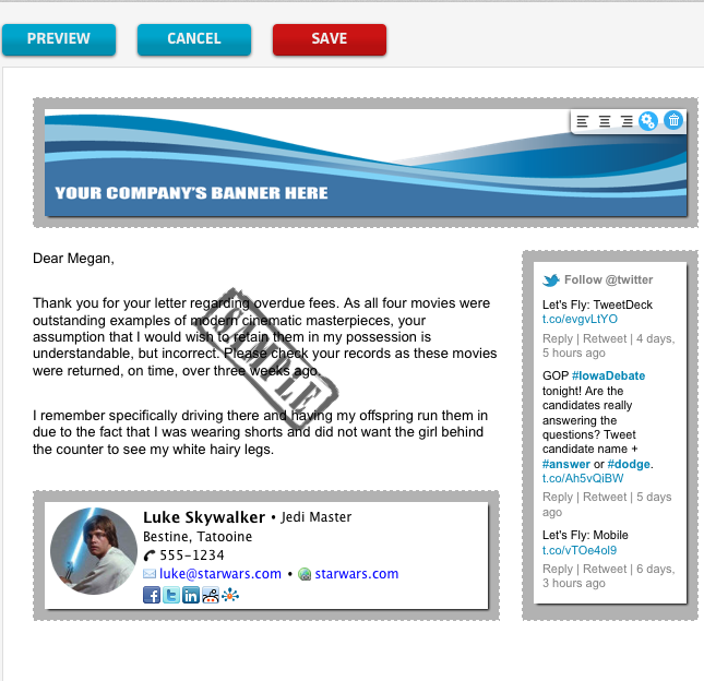 BrandMyMail mashes your email and social networks together