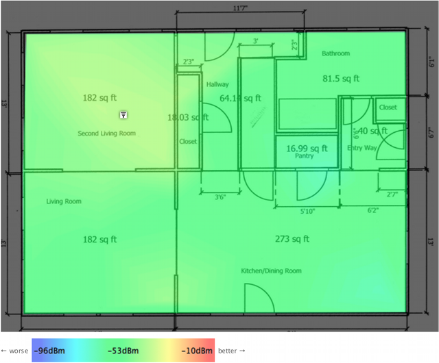 Create a WiFi signal strength map with NetSpot for Mac