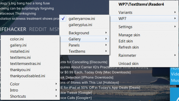 right click panel