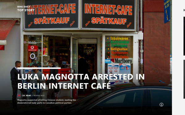 Bing News Top Story