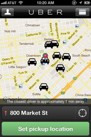 Meet Uber, your on-demand private driver