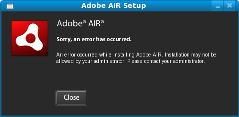 linux-air-error linux-air-error