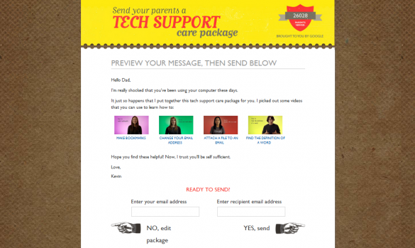 preview message