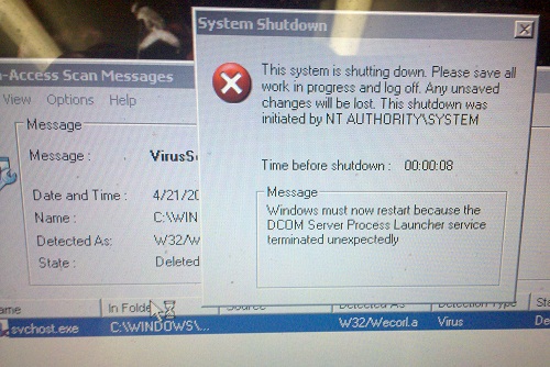 shutdownerror
