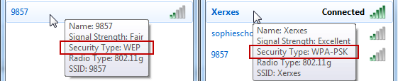 xp-wireless-security3 Wireless Security in Windows 7 (WEP and WPA highlighted)